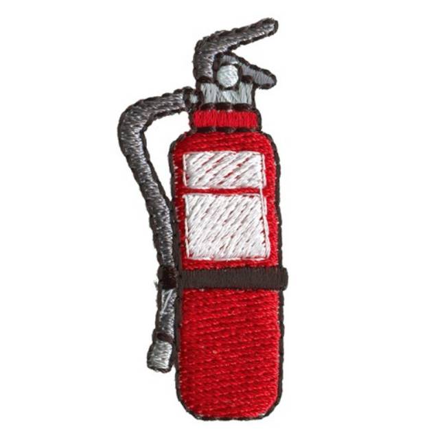 Picture of Fire Extinguisher Machine Embroidery Design
