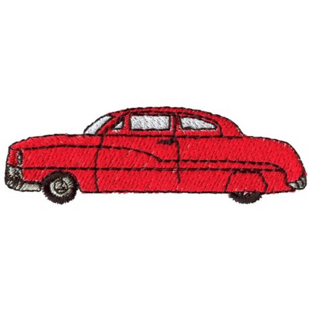 Picture of Classic Car Machine Embroidery Design