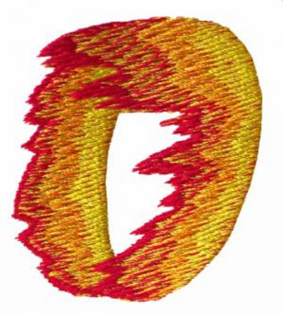 Picture of Flame O Machine Embroidery Design