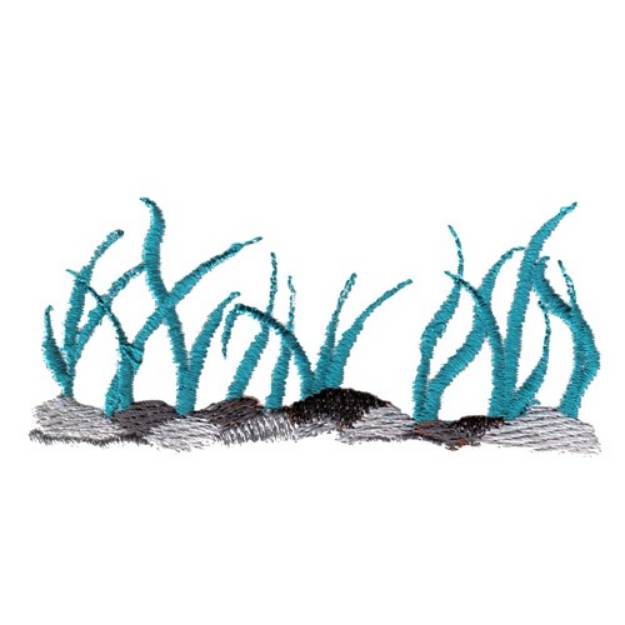 Picture of Reeds and Rocks Machine Embroidery Design