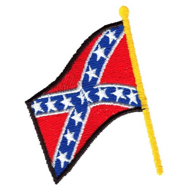 Picture of Confederate Flag Machine Embroidery Design