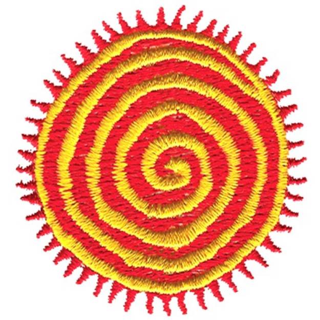 Picture of Swirled Circle Machine Embroidery Design
