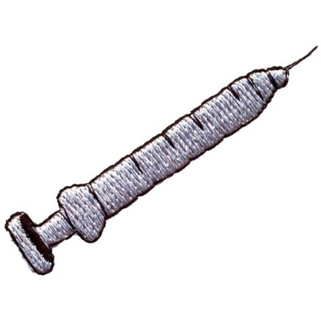 Picture of Medical Syringe Machine Embroidery Design