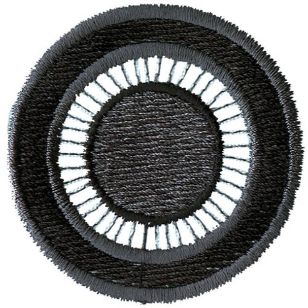 Picture of Wheel Machine Embroidery Design