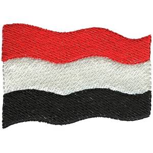 Picture of Yemen Flag Machine Embroidery Design