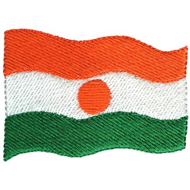 Picture of Niger Flag Machine Embroidery Design