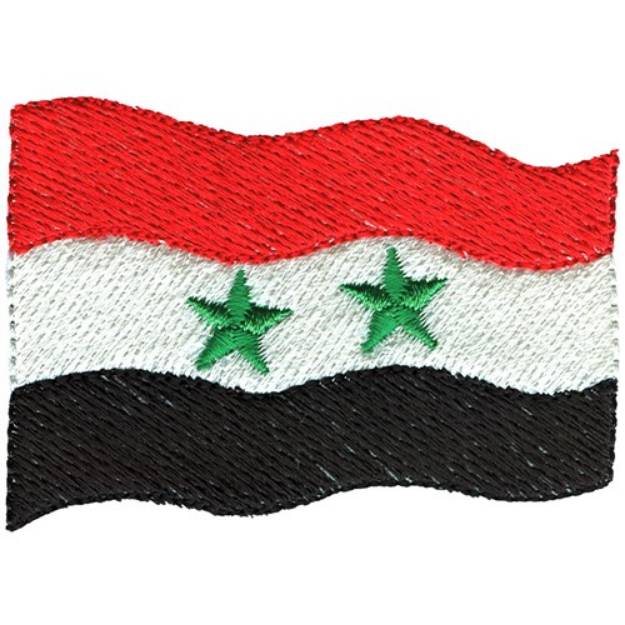 Picture of Egypt Flag Machine Embroidery Design