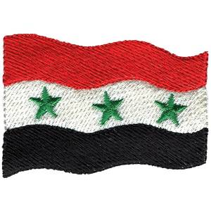 Picture of Iraq Flag Machine Embroidery Design