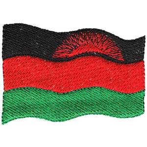 Picture of Malawi Flag Machine Embroidery Design