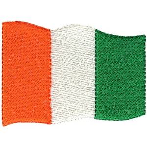 Picture of Ivory Coast Flag Machine Embroidery Design