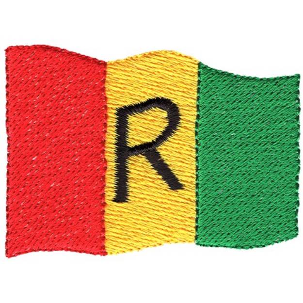 Picture of Rwanda Flag Machine Embroidery Design