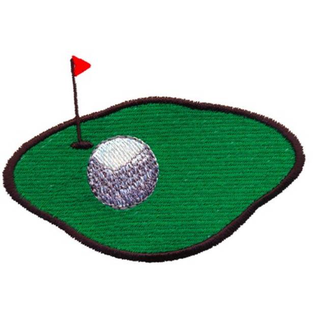 Picture of Golf Design Machine Embroidery Design