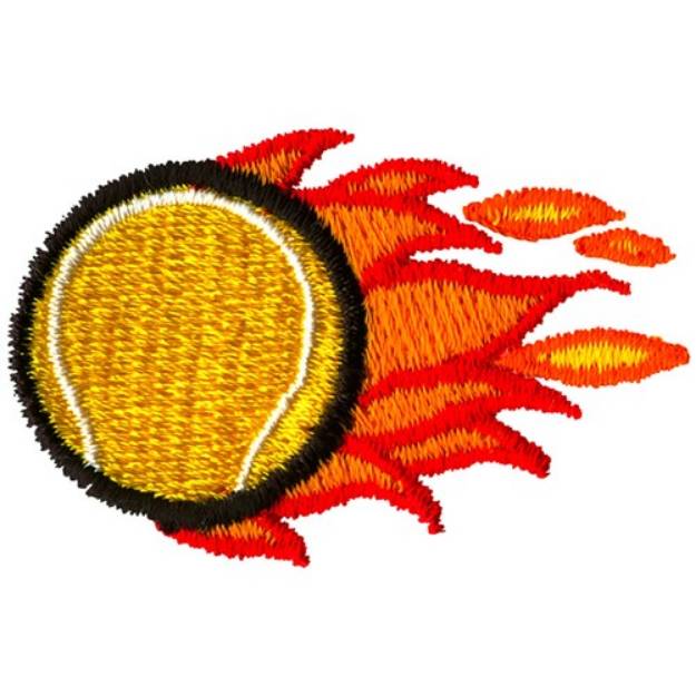 Picture of Flaming Tennis Ball