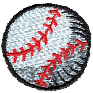 Picture of Abstract Baseball Machine Embroidery Design