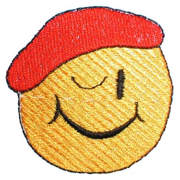 Picture of Smiley Face Machine Embroidery Design