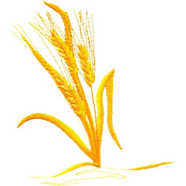 Picture of Wheat Stalk Machine Embroidery Design