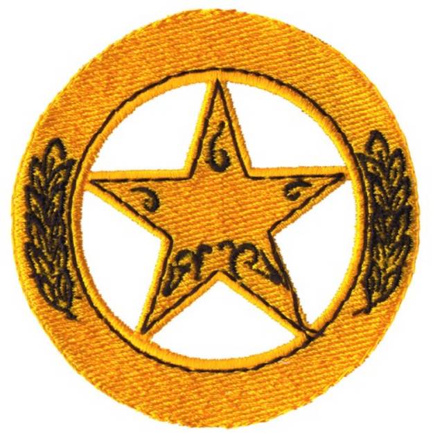Picture of Detailed Star Badge