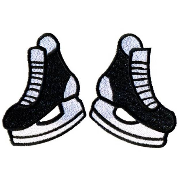 Picture of Hockey Skates Machine Embroidery Design