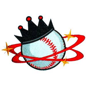 Picture of Softball King Machine Embroidery Design