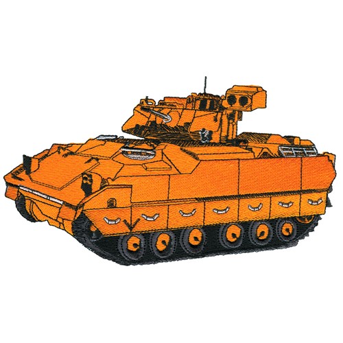 Bradley Tank Machine Embroidery Design