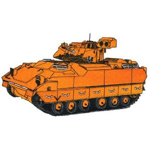 Picture of Bradley Tank Machine Embroidery Design