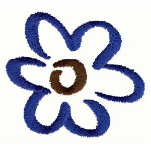 Picture of Abstract Flower Machine Embroidery Design