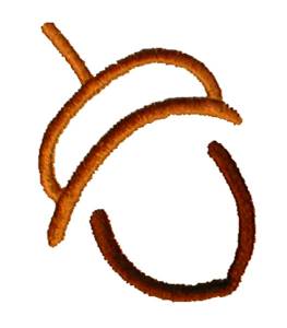 Picture of Abstract Acorn Machine Embroidery Design