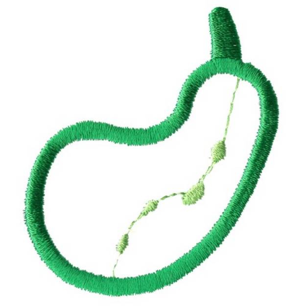 Picture of Abstract Cucumber Machine Embroidery Design