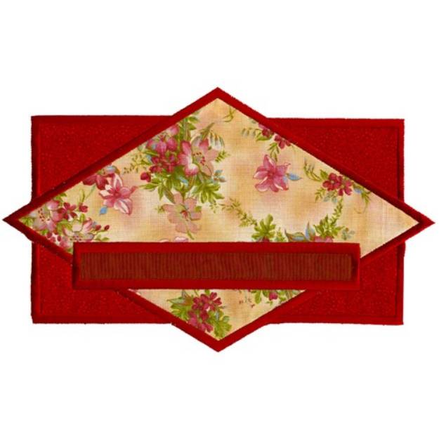 Picture of Stacked Shapes Applique Machine Embroidery Design