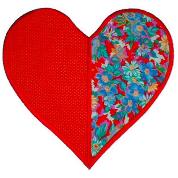Picture of Heart Applique Machine Embroidery Design