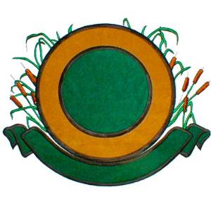 Picture of Circle with Cattails Machine Embroidery Design