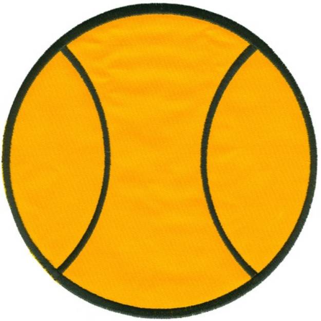 Picture of Tennis Ball Applique Machine Embroidery Design