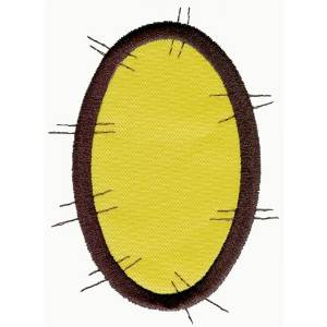 Picture of Patchwork Oval Machine Embroidery Design