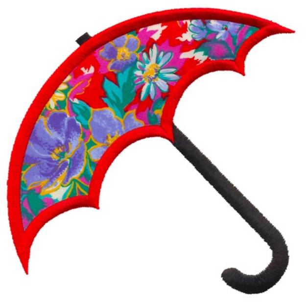 Picture of Applique Umbrella Machine Embroidery Design