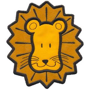 Picture of Applique Lion Face Machine Embroidery Design