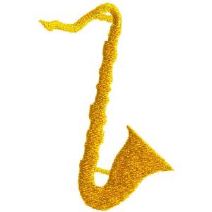 Picture of Bass Clarinet Machine Embroidery Design
