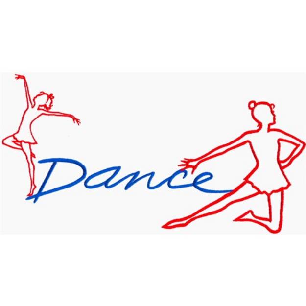 Picture of Dance Lettering Machine Embroidery Design