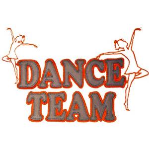 Picture of Dance Team Appliqué Machine Embroidery Design
