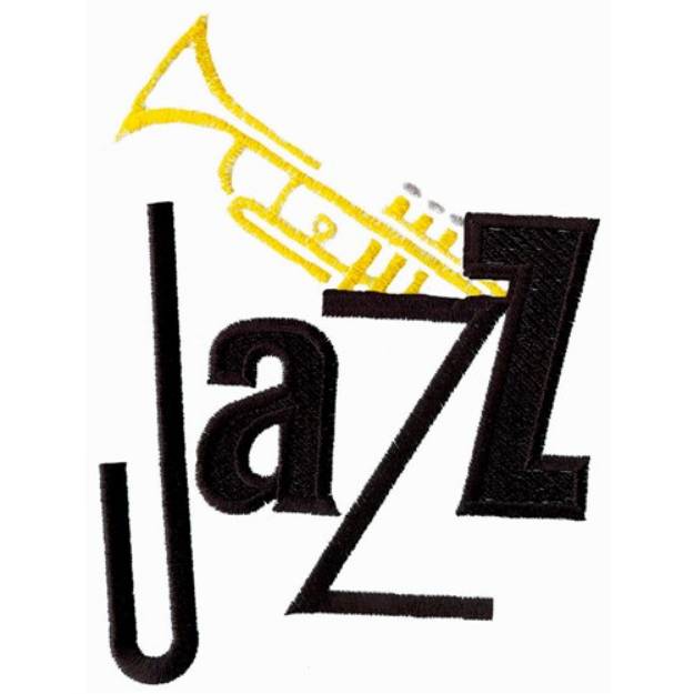 Picture of Trumpet Jazz Machine Embroidery Design