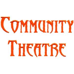Picture of Community Theatre Machine Embroidery Design
