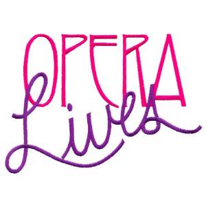 Picture of Opera Lives! Machine Embroidery Design