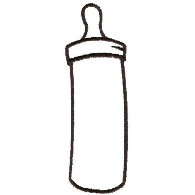 Picture of Bottle Outline Machine Embroidery Design