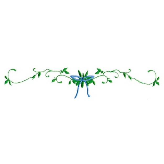 Picture of Leaf Border Machine Embroidery Design