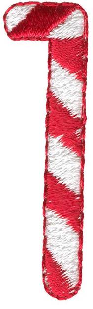 Picture of Candy Cane 1 Machine Embroidery Design