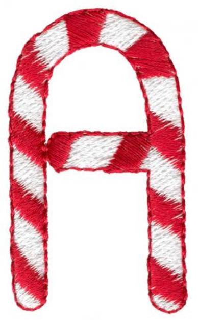 Picture of Candy Cane A Machine Embroidery Design