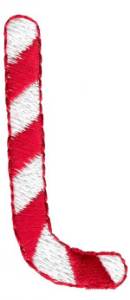 Picture of Candy Cane L Machine Embroidery Design