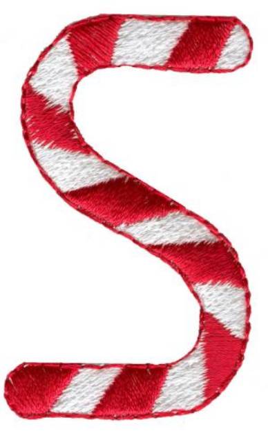 Picture of Candy Cane S Machine Embroidery Design