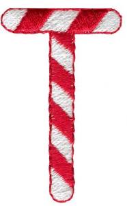 Picture of Candy Cane T Machine Embroidery Design