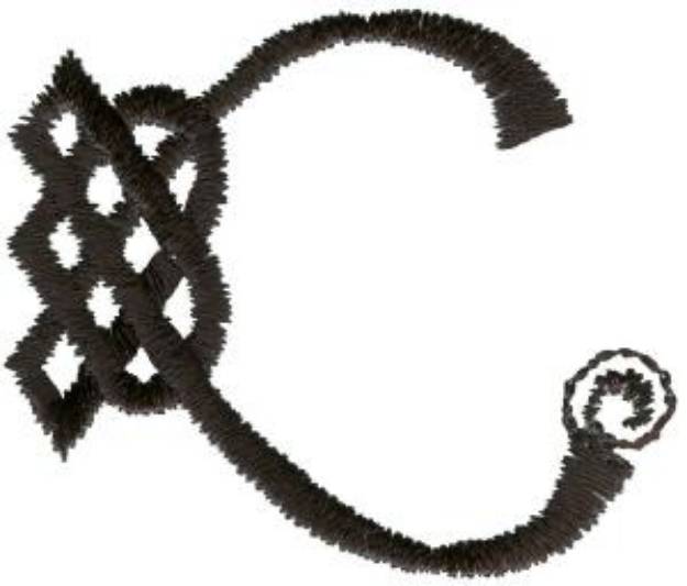 Picture of Celtic C Machine Embroidery Design