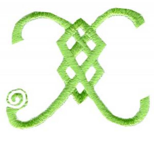 Picture of Celtic X Machine Embroidery Design